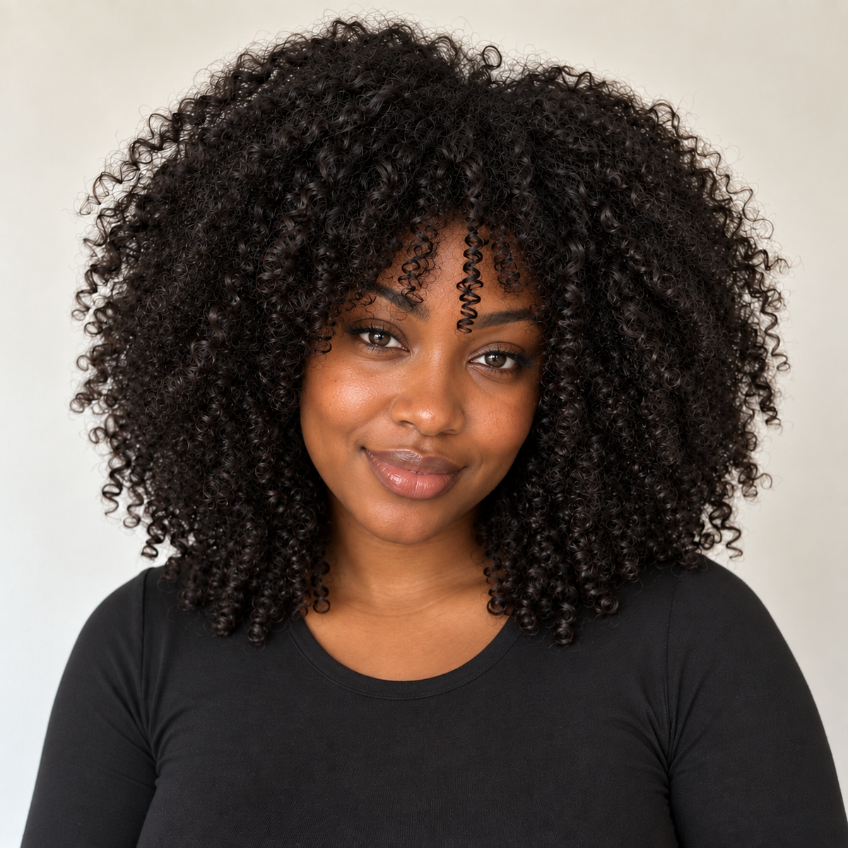 7×5 Glueless Afro Kinky Curly Human Hair Wig