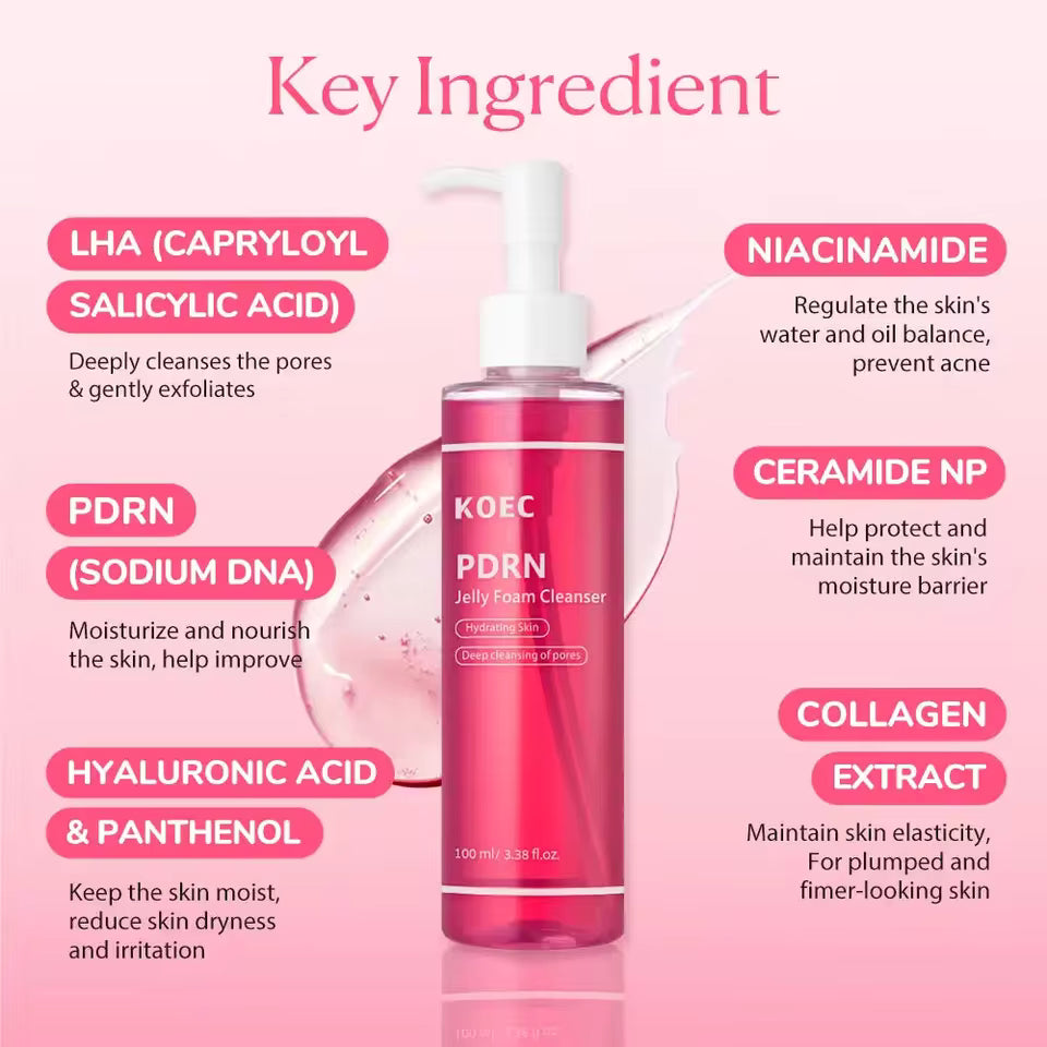PDRN Pink Collagen Gel Cleanser